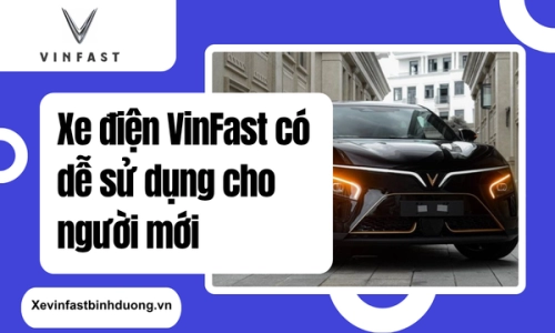 Xe điện VinFast có dễ sử dụng cho người mới